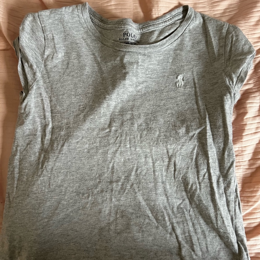 Gray polo tshirt